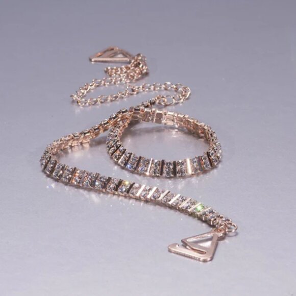 Brazilian Gisele White Gold Crystal Bra Straps | Pair | NWT (Multiple Available) - Picture 6 of 6